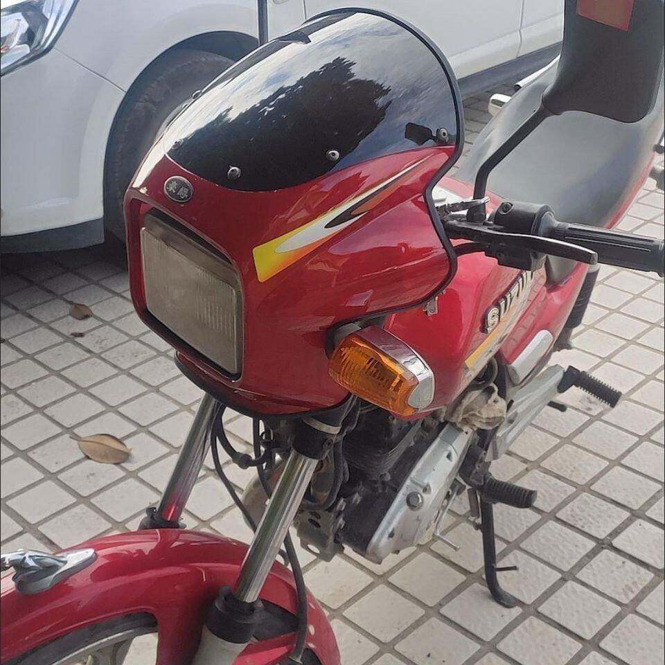摩托车银豹125钻豹125配件头罩HJ125K大灯罩银豹大灯壳导流罩灯壳
