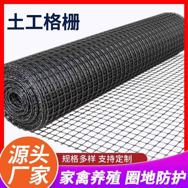 养鸡围栏网塑料养殖网格防护栅栏户外拦鸡网圈玉米网土工格栅