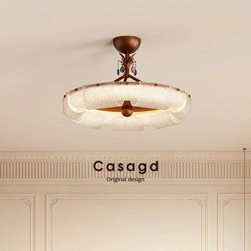 新款设计师卧室书房吸顶灯高级感餐厅吊灯全光谱护眼灯具casagd