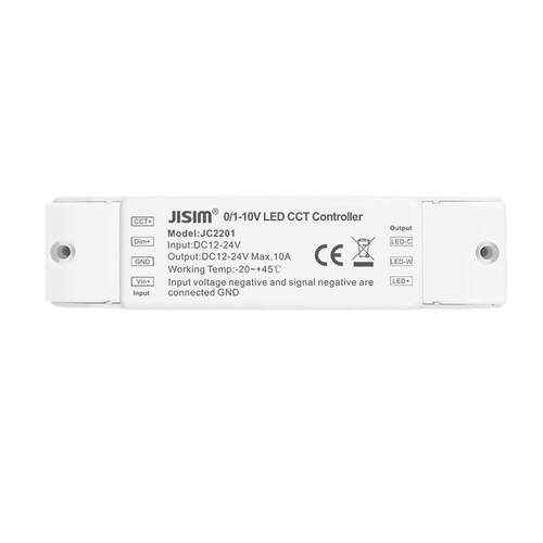 0-10V调光调色温恒压LED灯带控制器超深度缓亮调光DC12-24V240W