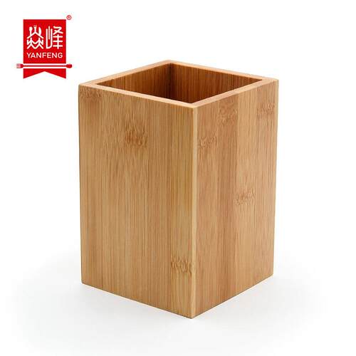 厨具收纳竹座木筒竹筒筷子筒厨房餐具收纳盒筷子笼 厨具筷子架