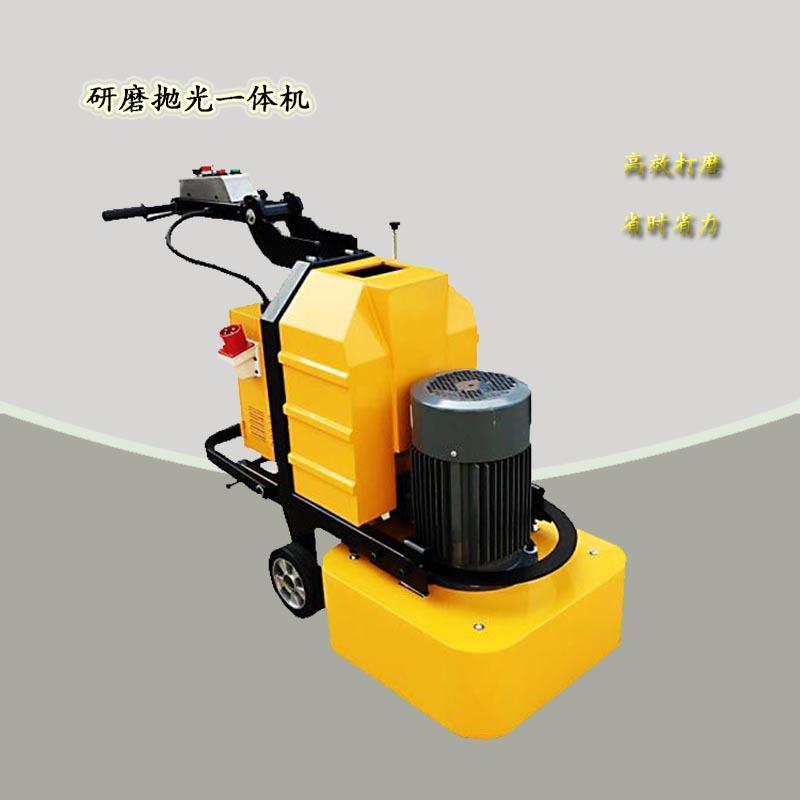 电动手推式混凝土研磨机水泥地面加重型研磨抛光一体机四盘研磨机