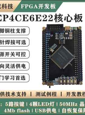 FPGA Altera EP4CE6E22C8核心板开发板 电子设计竞赛小系统板