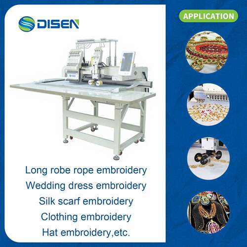 1 Head Multifunctional Cording Taping Embroidery Machine