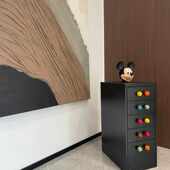 多层抽屉柜铁艺收纳柜客厅卧室少女女孩可爱斗柜落地式 组合储物柜