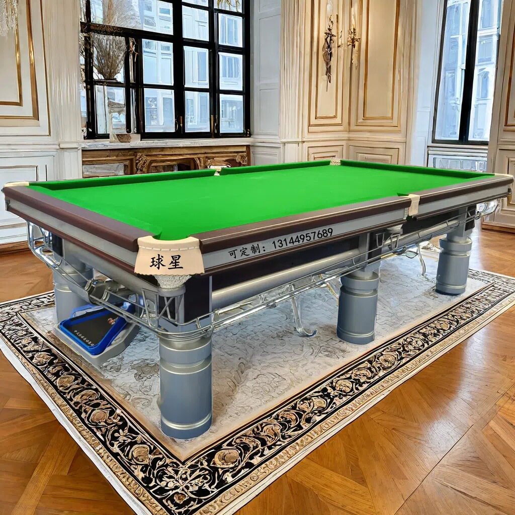 英式斯诺克璧山英式斯诺克台大足广州球星台球桌标准型铜梁俱乐部