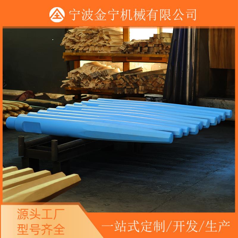 液压破碎锤175锻打八角钎杆SB151高耐磨炮头挖掘机配件大全凿子