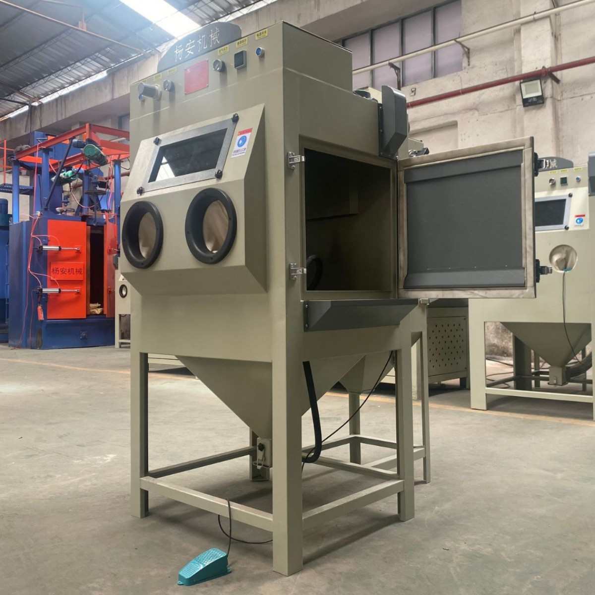 手动喷砂机 9070喷砂机 小型  铝件五金玻璃3D打印喷砂机厂家