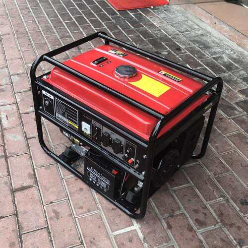 5kw汽油静音发电机四冲程单杠发电机组移动小型开架发电机