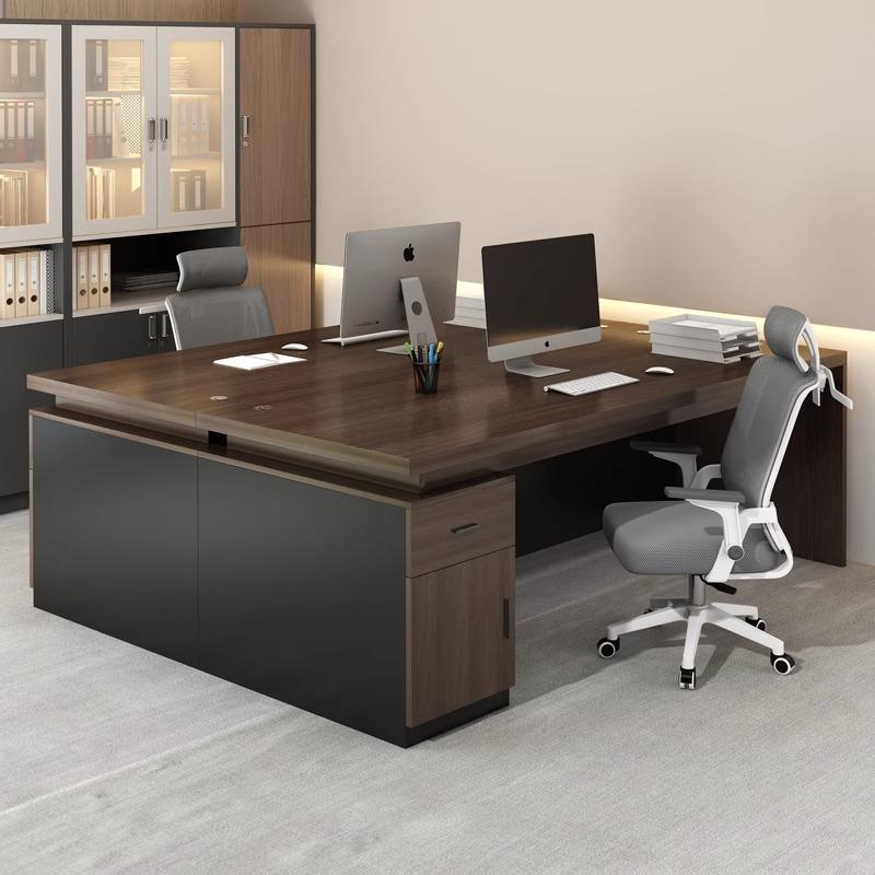职员公办公桌椅组合人XLC事财电务办室桌子工位老板桌家用书员桌