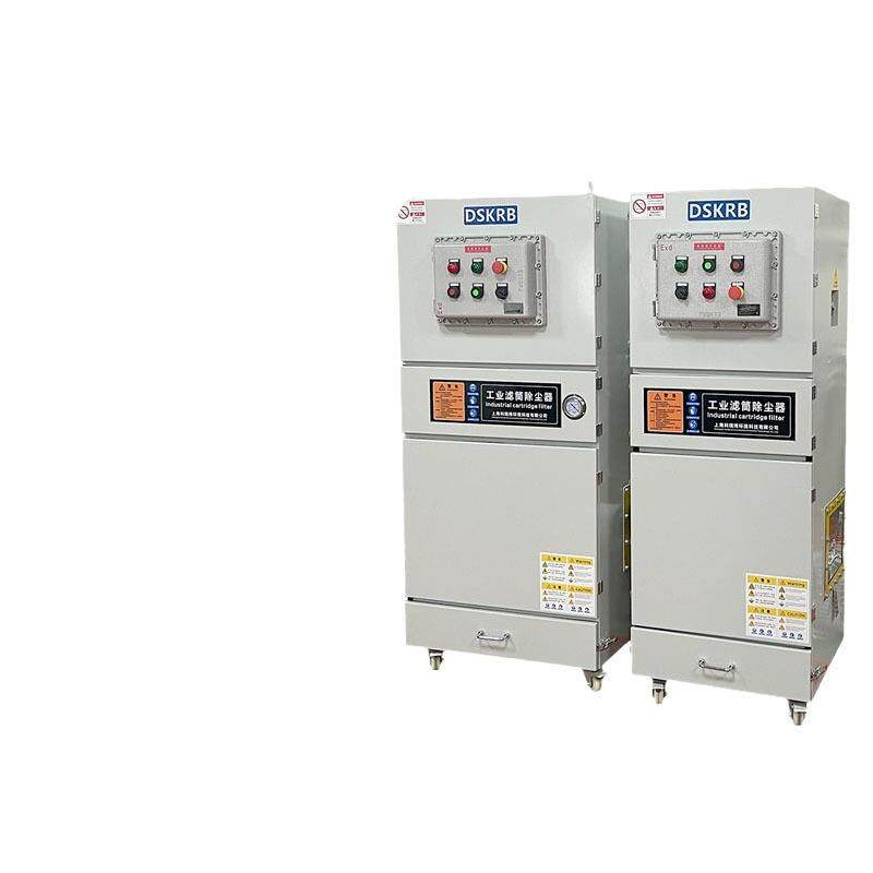 设备车间脉冲滤筒粉尘集尘器烟尘净化器工业除尘器配万向臂吸尘器