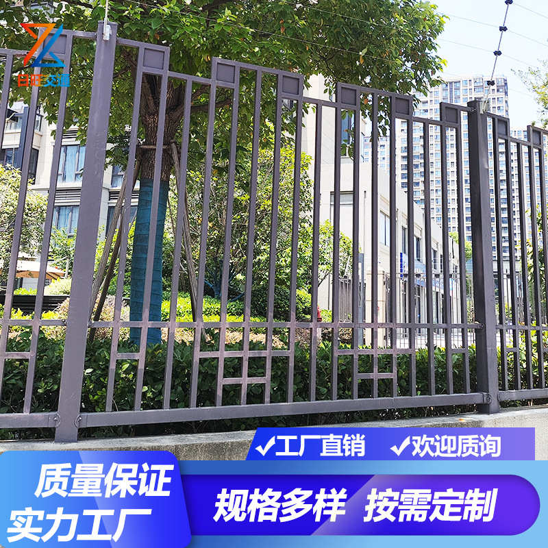 厂家围墙护栏别墅学校防护铝艺围栏锌钢围墙栅栏锌钢铝合金装配式