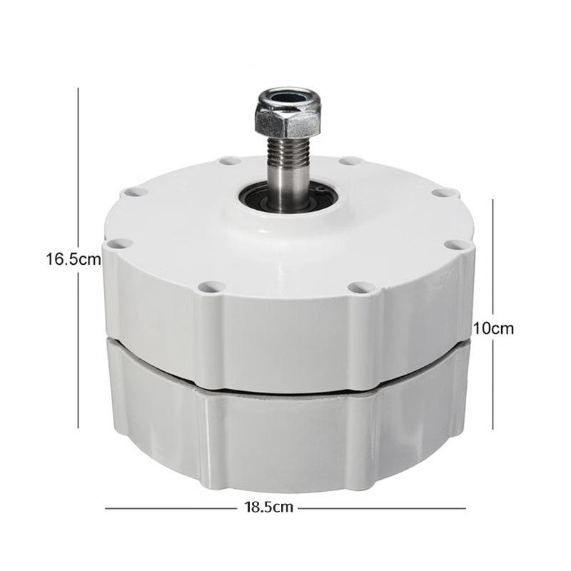 永磁发电机12v24v风力电机配件100W12v三相交流稀土磁发钕铁硼永