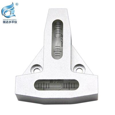 双轴气泡便携式水平尺7817高精度水准仪金属铝合金T型水平气泡