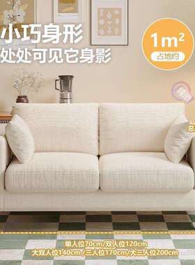 沙室发厅出租房屋公寓卧服装店简网红AL100274易客单人双人布艺小