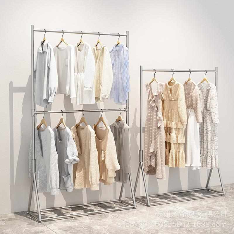 铁艺服装店模特衣架女装店鞋店挂衣架美容院展示上架厂家