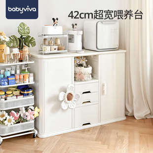 babyviva喂养台儿童收纳柜婴儿用品置物架宝宝玩具收纳架储物衣柜