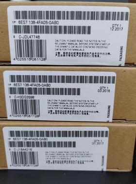 全新原装正品6ES7138-4FA05-0AB0 6ES7 138-4FA05-0AB0现货销售