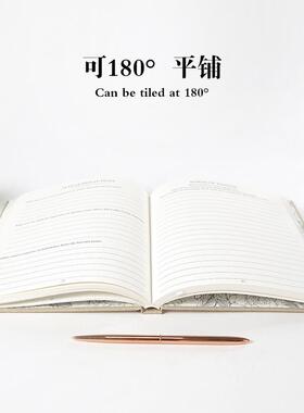 跨境结婚周年纪念本Anniversary Journal麻布封面带弹力绳笔记本