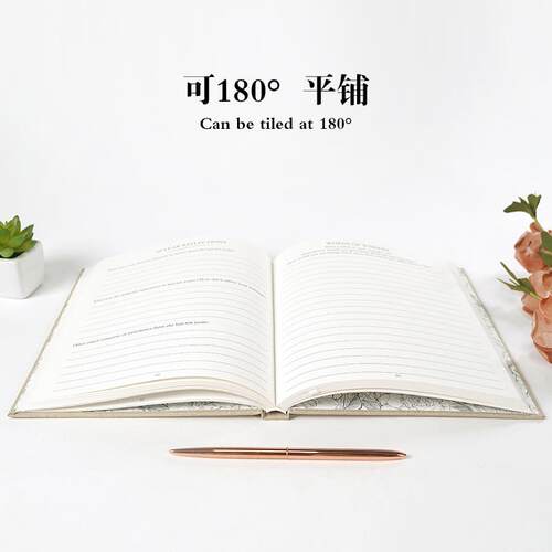 跨境结婚周年纪念本Anniversary Journal麻布封面带弹力绳笔记本