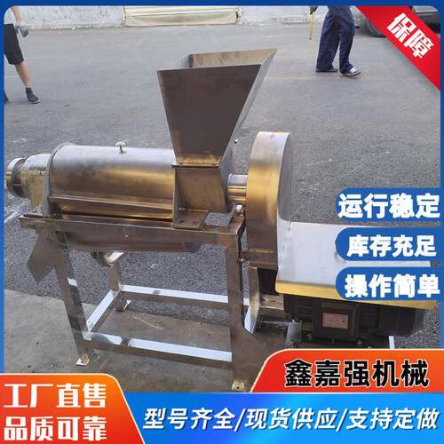 大型杨梅果酒压榨机工业蟠桃去核打浆机商用柠檬破碎榨汁机水果