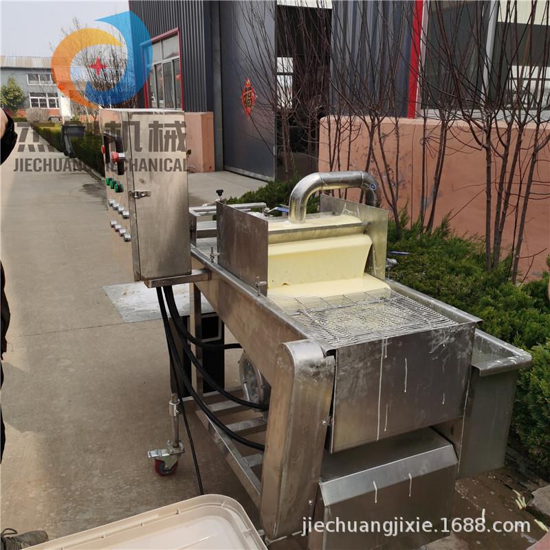 全自动薯条加工机器 新型藕条上浆机 土豆条油炸设备厂家定制