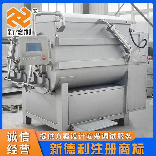 不锈钢狗粮搅拌设备全自动酱料拌馅机器商用大型牛肉馅立式搅拌机
