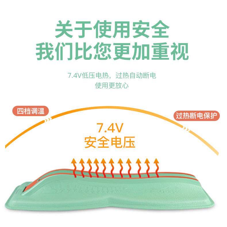 高档脊舒器腰背拉部加热按摩仪椎颈缓腰椎驼背伸脊柱热敷侧弯拉牵
