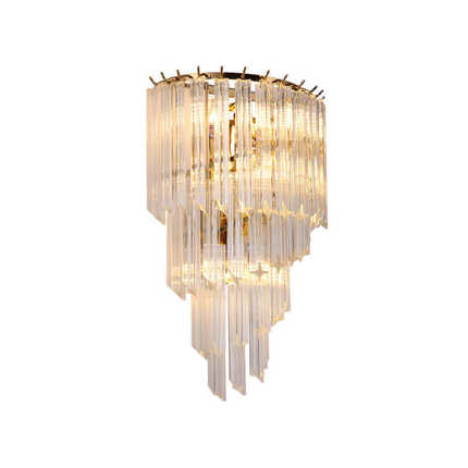 轻奢水晶壁灯室内客厅卧室床头壁灯氛围感别墅酒店LED水晶壁灯