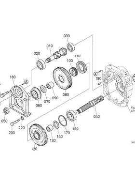 久保田M704K拖拉机150轴承