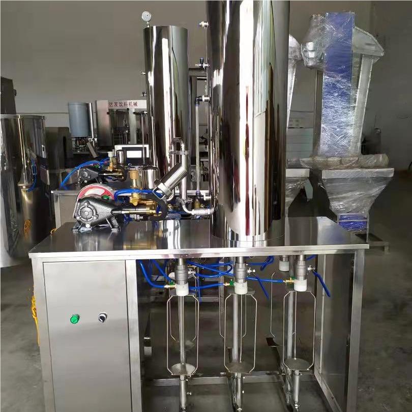 饮汽水起泡酒碳酸695料生产灌机械设备加气料鸡尾酒苏饮打酒灌装