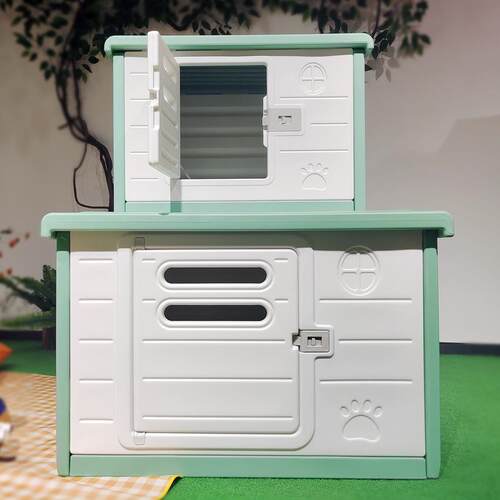 猫窝凳子狗窝外狗窝屋猫别猫墅户宠外防雨室物窝流浪AT2004猫窝