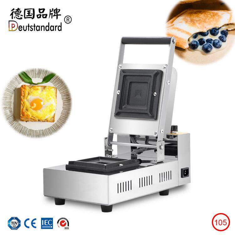 商用三明治机网红爆浆吐司机热压方形三文治口袋面包方包机NP-105
