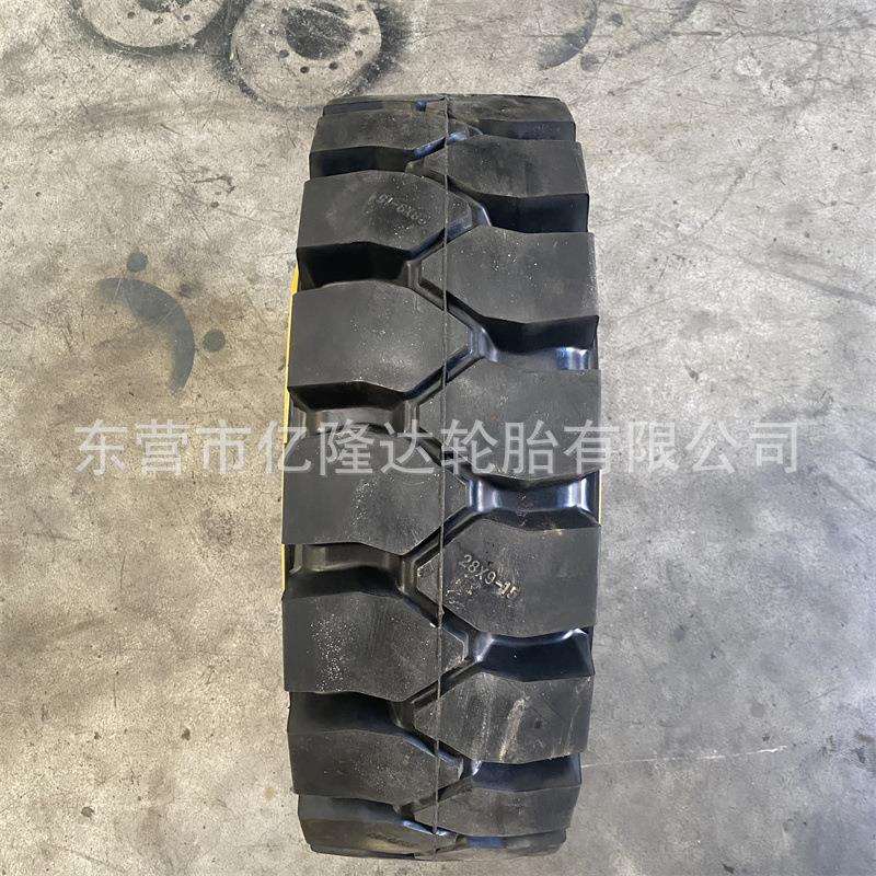 合力杭叉3吨叉车轮胎充气/实心6.50-10 28*9-15玲珑朝阳双钱轮胎