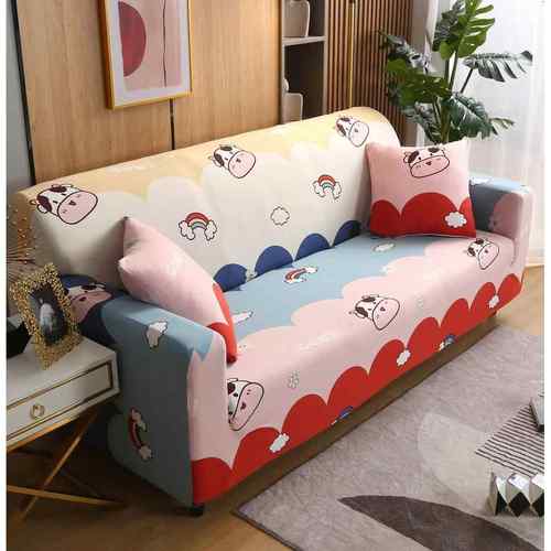 高档式弹力沙四发套罩笠全包万套一体卡通可爱动能漫韩盖布艺座垫