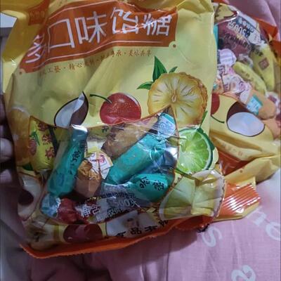 速发现货正宗山东特产高粱饴Q弹可拉丝软糖多种水果老式混合糖果