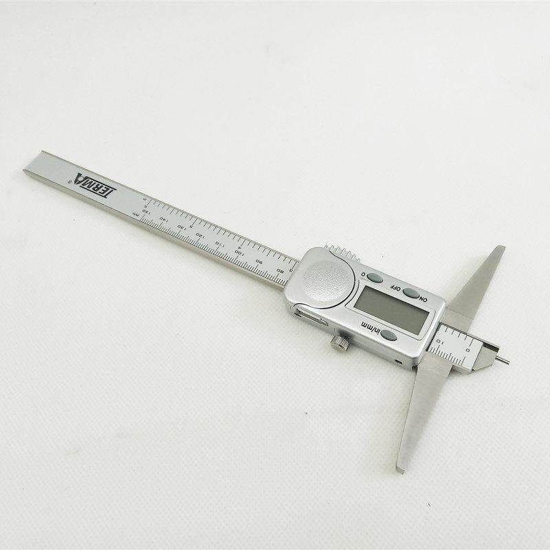 尖头电子数显深度尺0-150 200 300mm特马量具卡尺IP54防水防尘