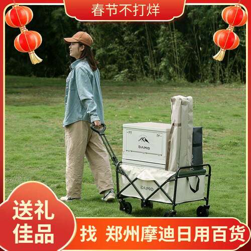 大迈 户外小推车户外小拉车小推车 旅行车载 露营折叠车DM-2006