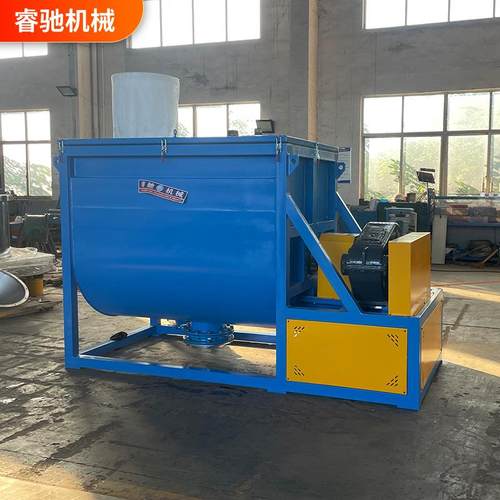 不锈钢螺带混合拌料机干粉涂料腻子粉化工饲料加热卧式搅拌机