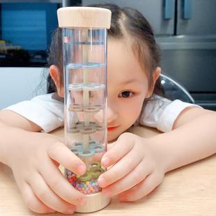 正品雨声筒奥尔夫击乐器雨声模拟器响彩打虹沙漏沙铃课早教音筒乐