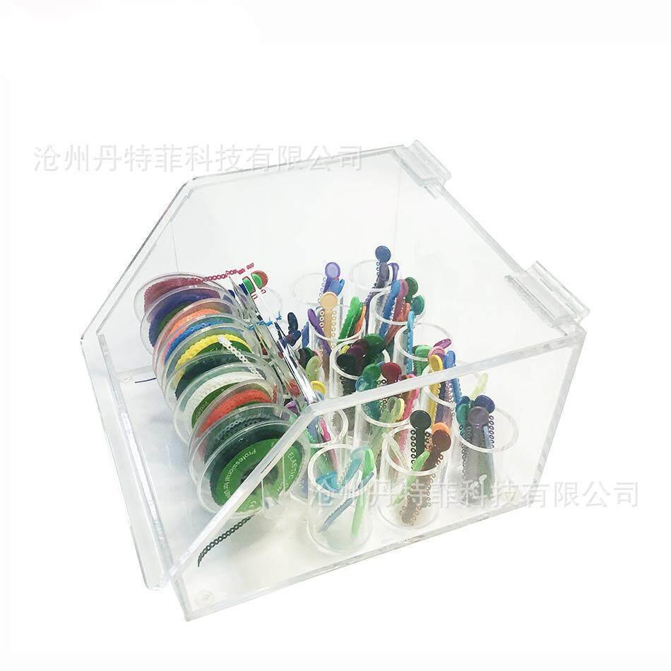 外贸产品结扎圈放置盒 橡皮圈收纳盒 橡皮链放置盒