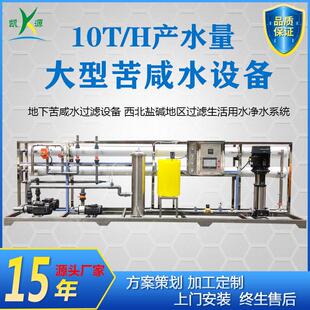 厂家定制10吨苦咸水设备西北盐地区地下水过滤机农田灌溉净化器