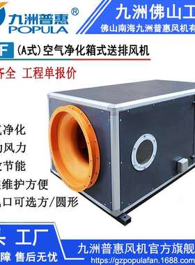 空气净化箱 净化过滤率 99.9% APF空气净化箱式送排风机 九洲工厂