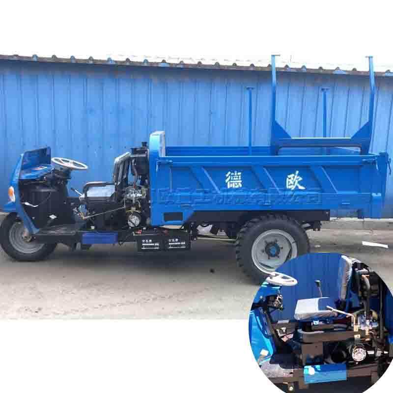 建筑工地拉砖拉土三轮车 2吨柴油三马子 农用粮食装卸三轮车