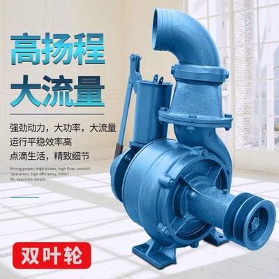 。双叶轮离心泵手压拖泵抽水器农用抽水机农田灌溉高扬程大流量水