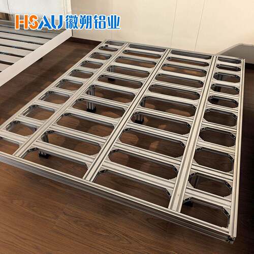 铝合金悬浮床架自己组装新型新款铝合金型材床简易金属悬空床框架
