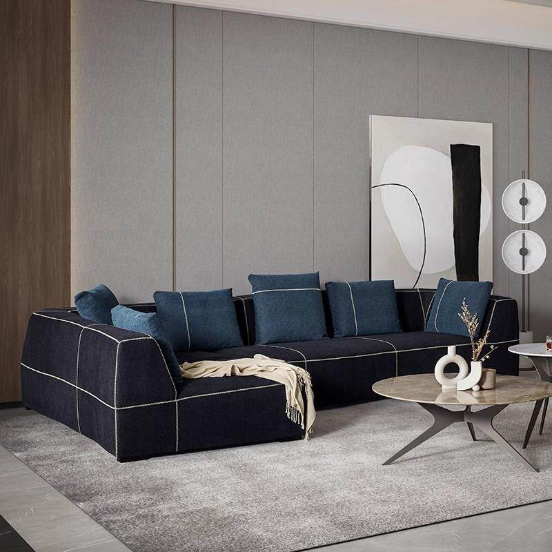 意大利设计师创意沙发别墅大户型布艺沙发简约现代轻奢时尚沙发