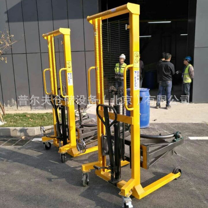 Manual Oil Drum Stacker Truck Carrier Loader Lifter Handling