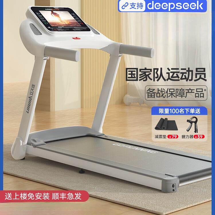立久佳E9跑步机家用款小型静音可折叠电动走步爬坡室内健身房