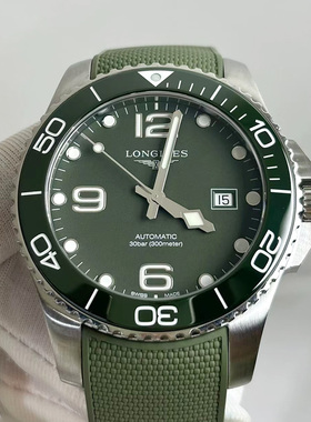 新款盒证[9.8新]浪琴康卡斯精钢自动机械男表L3.782.4.06.9防水表